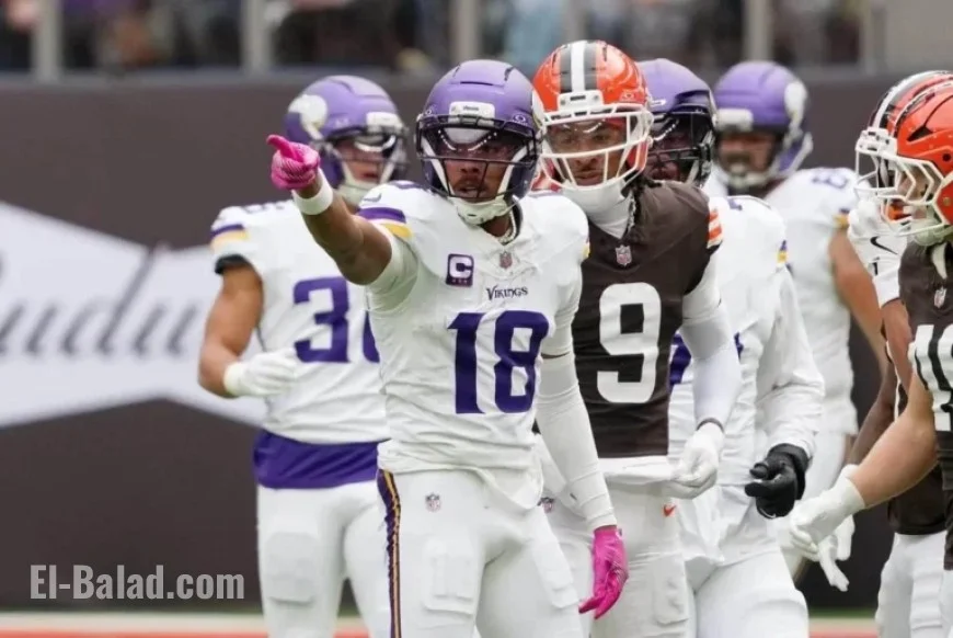 Justin Jefferson Leads Vikings to Victory Over Browns in Europe