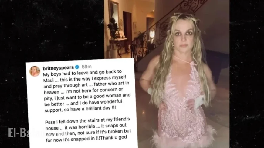 Britney Spears Reveals Stair Fall and Recurring Knee Issues