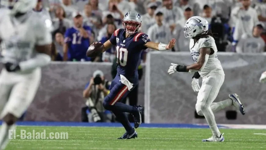 Maye Delivers Pivotal Pass to Diggs Despite Being Tackled