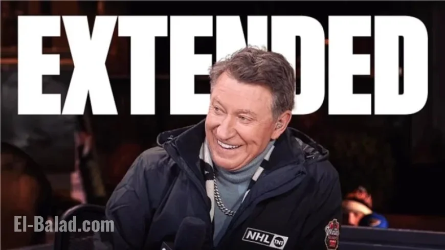 Wayne Gretzky Extends Multi-Year Contract with TNT Sports