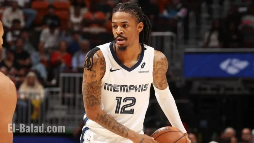 Grizzlies’ Star Morant Sidelined Weekly Due to Ankle Sprain