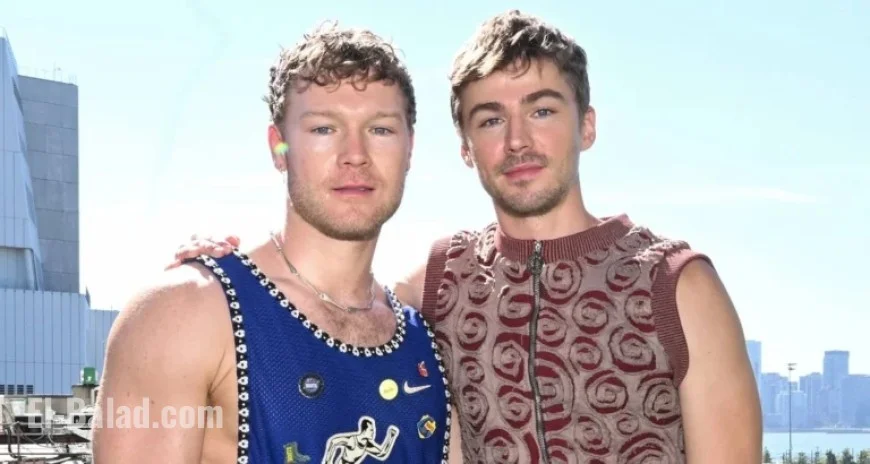 Miles Heizer and Angus O’Brien Showcase Style at ‘Boots’ Event