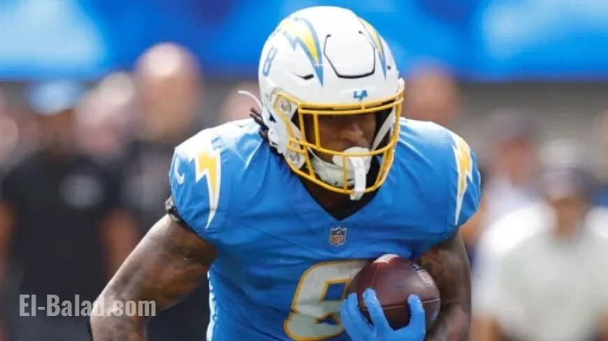 Chargers Place RB Omarion Hampton on IR Due to Ankle Injury