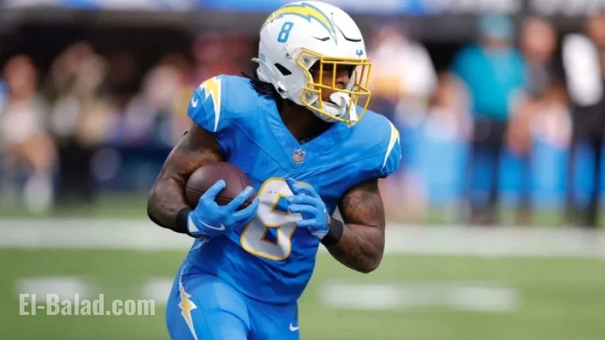 Chargers’ RB Omarion Hampton Wears Walking Boot After Sunday’s Loss