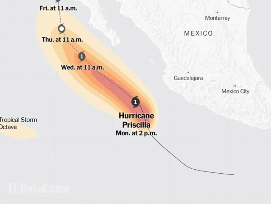 Hurricane Priscilla Intensifies Off Mexico’s Pacific Coast, Bringing Torrential Rains, Dangerous Winds, and Rising Flood Risks