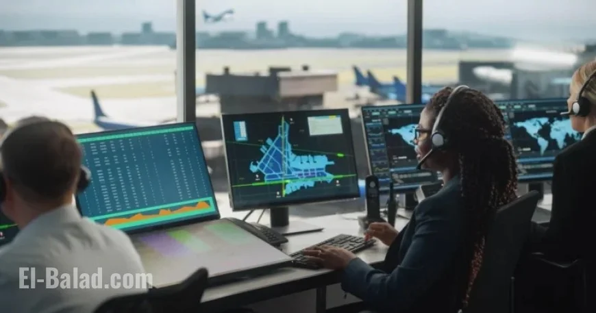 Air Traffic Controllers Work Amid Shutdown Despite Staff Shortages