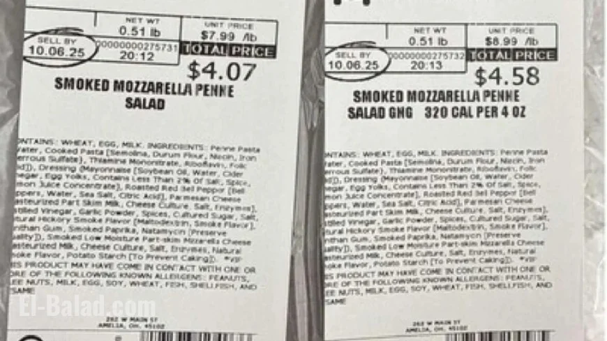 Kroger Recalls Pasta Salad in Utah and Other States