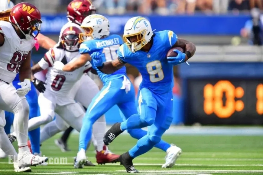 Chargers’ Rookie RB Omarion Hampton Placed on IR Due to Ankle Injury