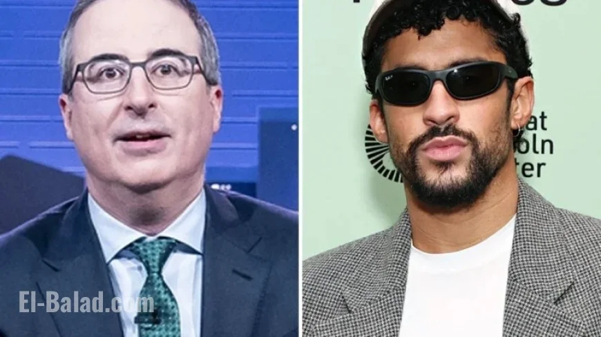 John Oliver Cheers Bad Bunny’s Super Bowl Gig, Criticizes ICE Raids