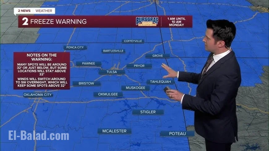 Freeze Warning Sweeps Across U.S. States as Temperatures Plummet: Farmers and Homeowners Urged to Protect Plants and Pipes