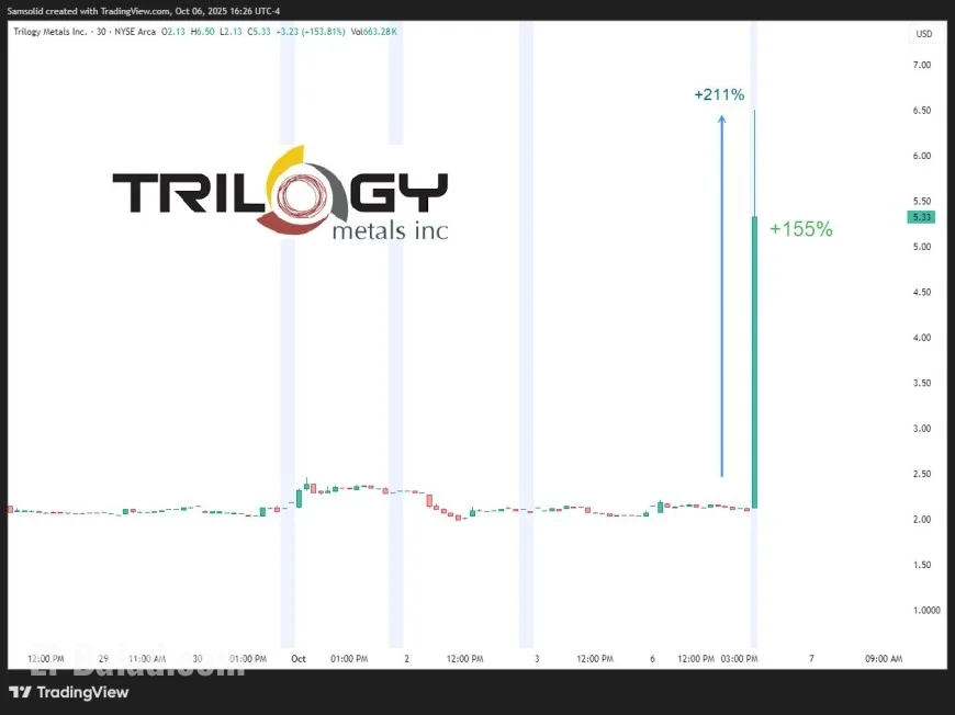 Trilogy Metals Stock Soars After U.S. Government Investment and Alaska Mining Road Revival