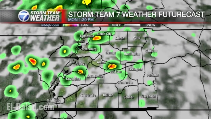 Rain Expected Monday, Increasing by Tuesday