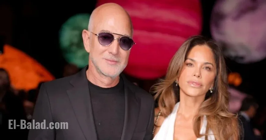 Jeff Bezos Showcases Silver Stubble at Paris Fashion Week