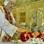 بالصور.. البابا تواضروس يترأس قداس عيد مارمرقس بالإسكندرية