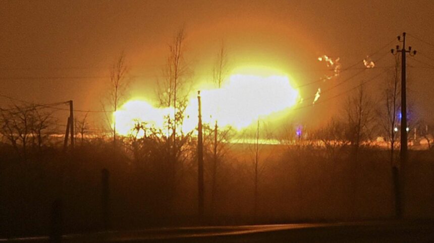 اصيب تسعة اشخاص فى انفجار بئر غاز فى ياقوتيا بروسيا