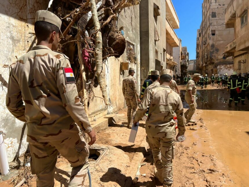 صور لجنود مصريين في درنة الليبية