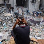 ويبلغ عدد قتلى الهجوم الإسرائيلي على غزة أكثر من 14 ألف شخص